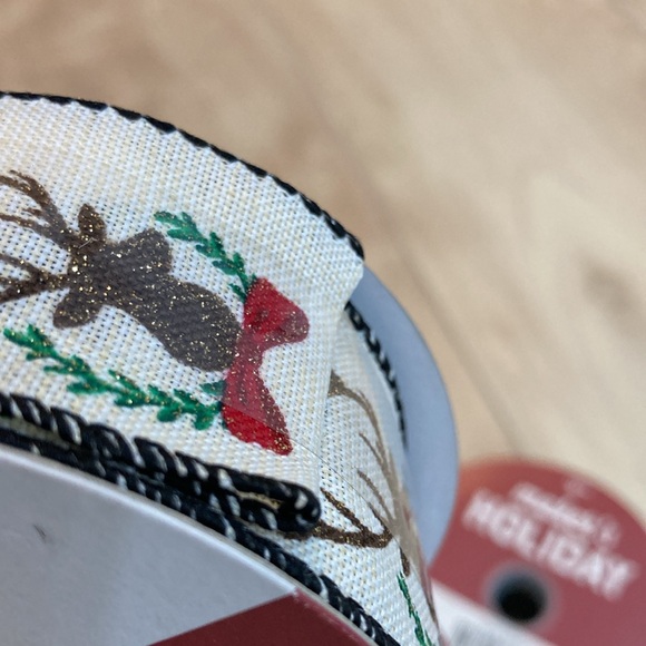 Bundle (4) rolls Christmas holiday ribbon - Picture 10 of 10